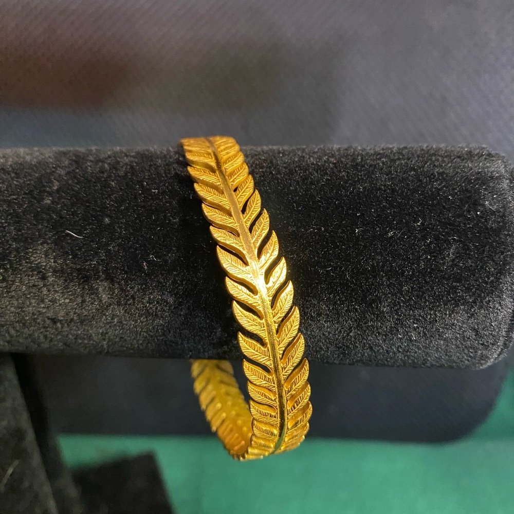 Gold Leaf Bangle